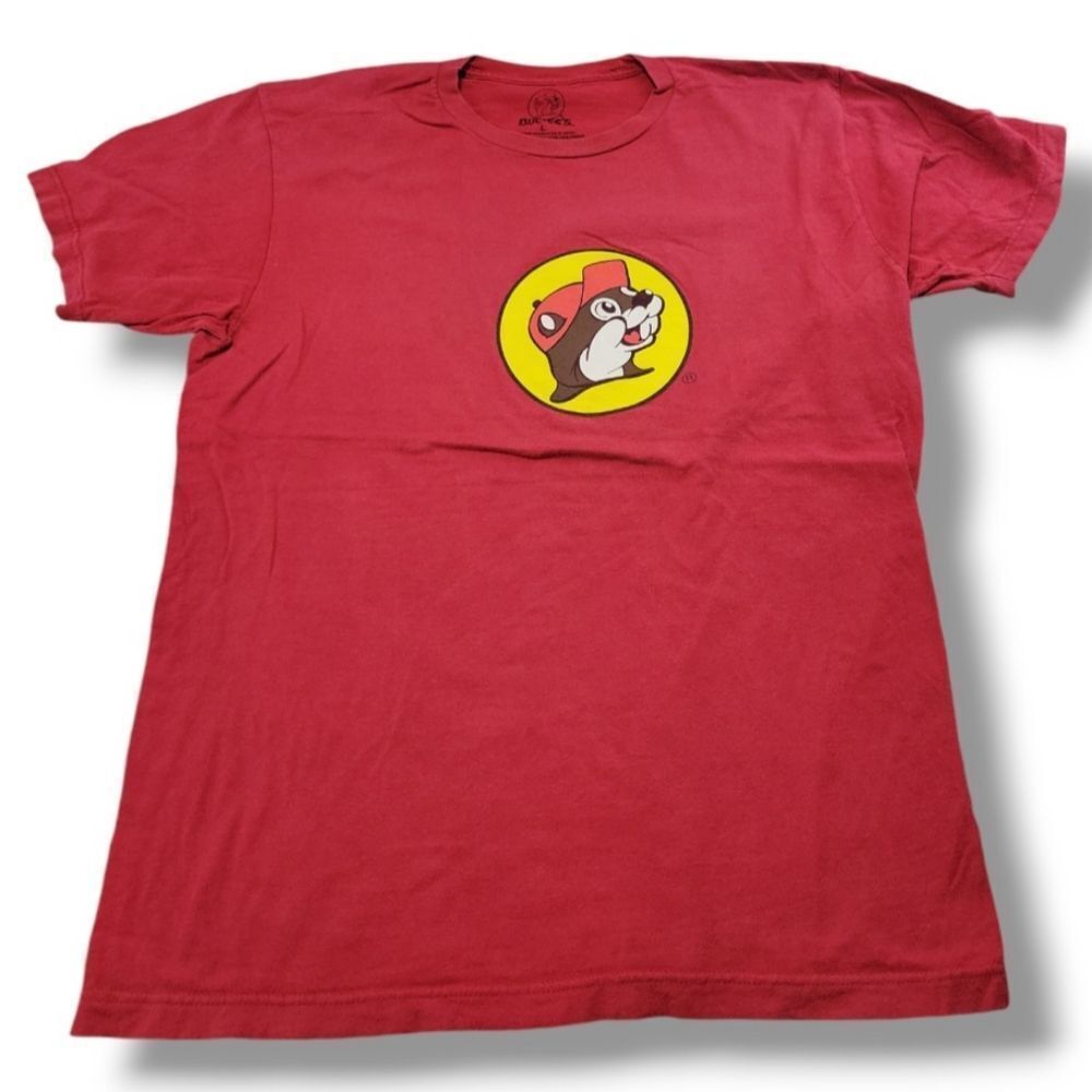 Buc-ee's Shirt Size Large Buc-ee's Graphic Print T-Shirt Bucee's Graphic Tee Red